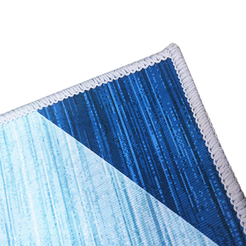 Alfombra de dormitorio, alfombra abstracta moderna, alfombra lavable antideslizante para el hogar, alfombra de cachemira de imitación (azul oscuro, 5.2 'x6.5')