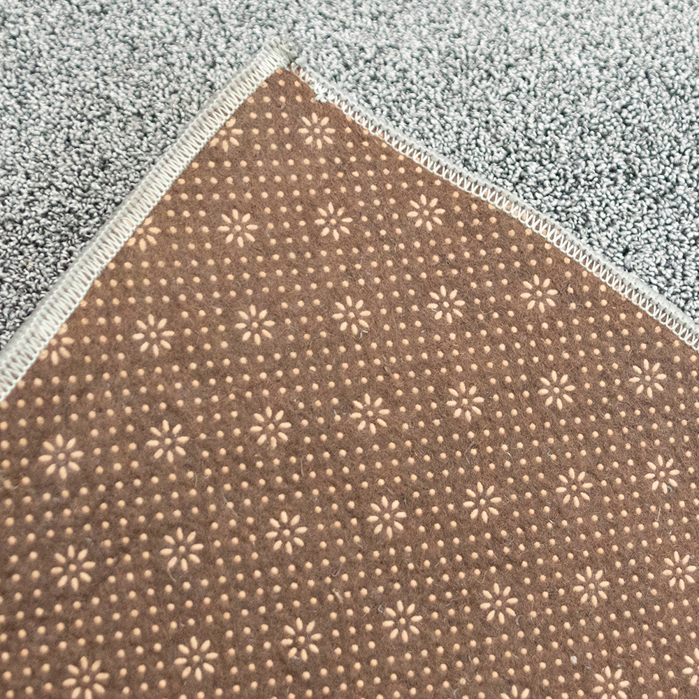 Alfombra de área Shag, alfombras de felpa ultrasuaves para interiores de color gris claro teñidas con lazo para sala de estar, alfombras modernas antideslizantes para guardería para decoración del hogar de la habitación de los niños
