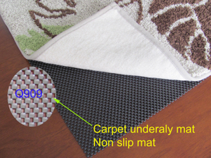 Base para alfombras Negro Antideslizante PVC resistente al desgaste Hogar